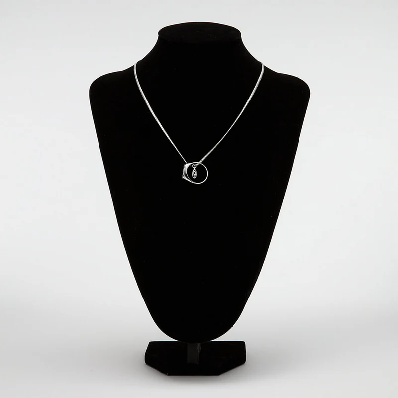 Diesel Oval D Logo Stainless Steel Necklace DX1644040