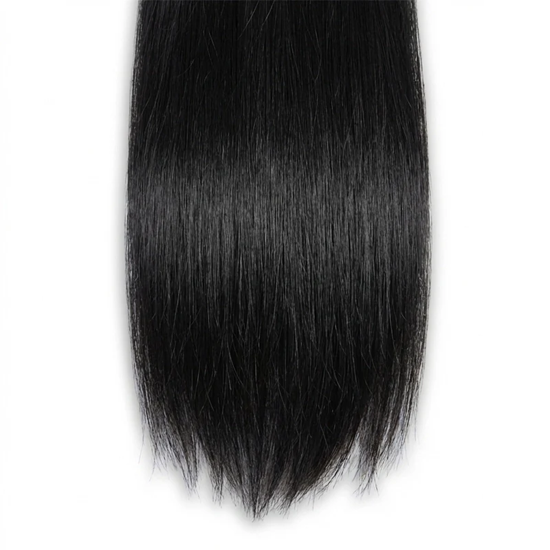 Haarverlängerung Tresse – Weft 50 cm – Schwarz