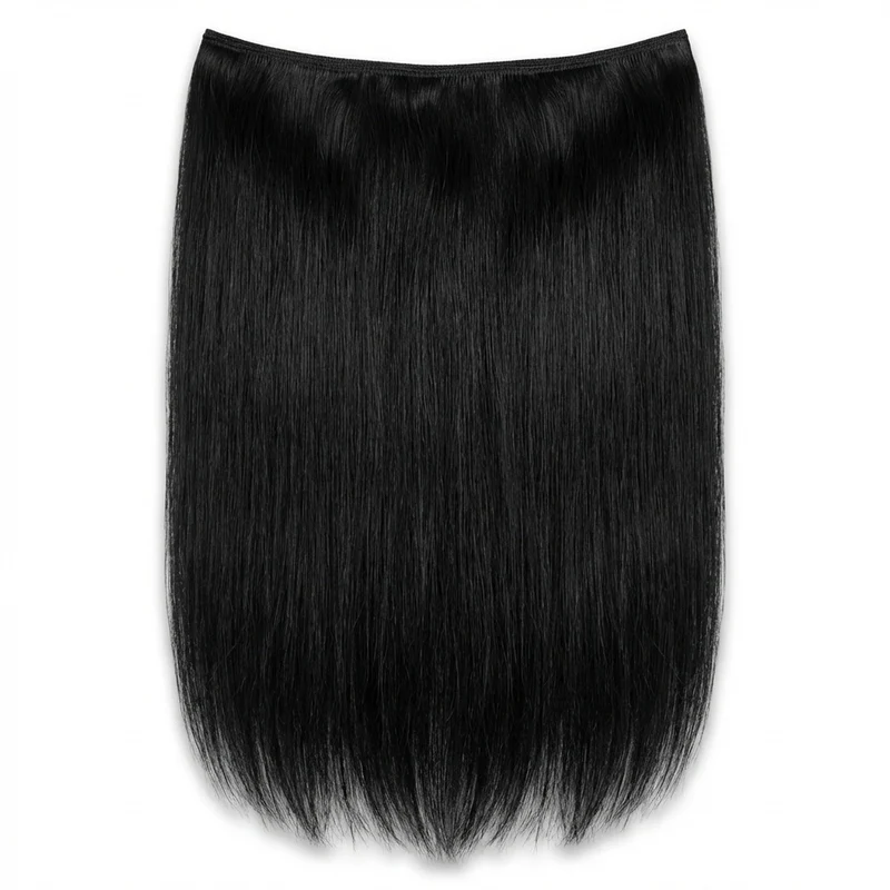 Haarverlängerung Tresse – Weft 50 cm – Schwarz