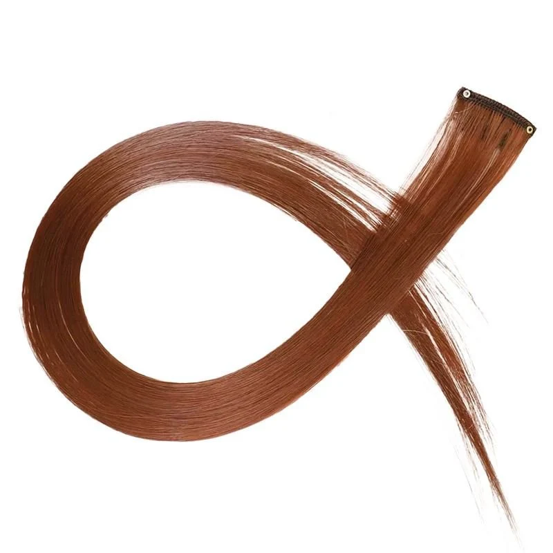 Pferdeschwanz-Haarverlängerung Clip-in – Braun, 50 cm