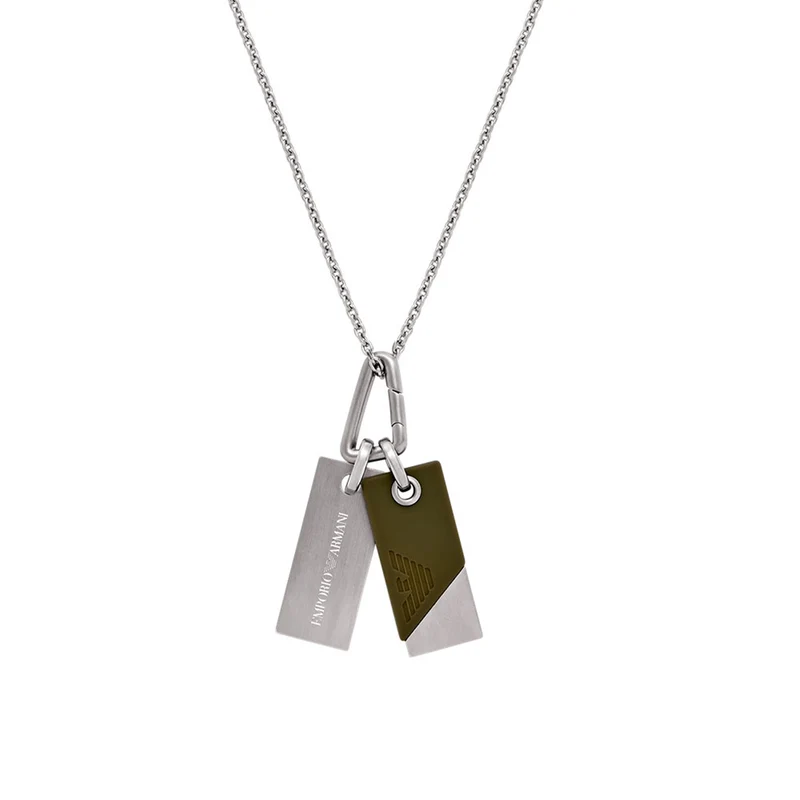 Emporio Armani Silver Coloured Necklace EGS3179040