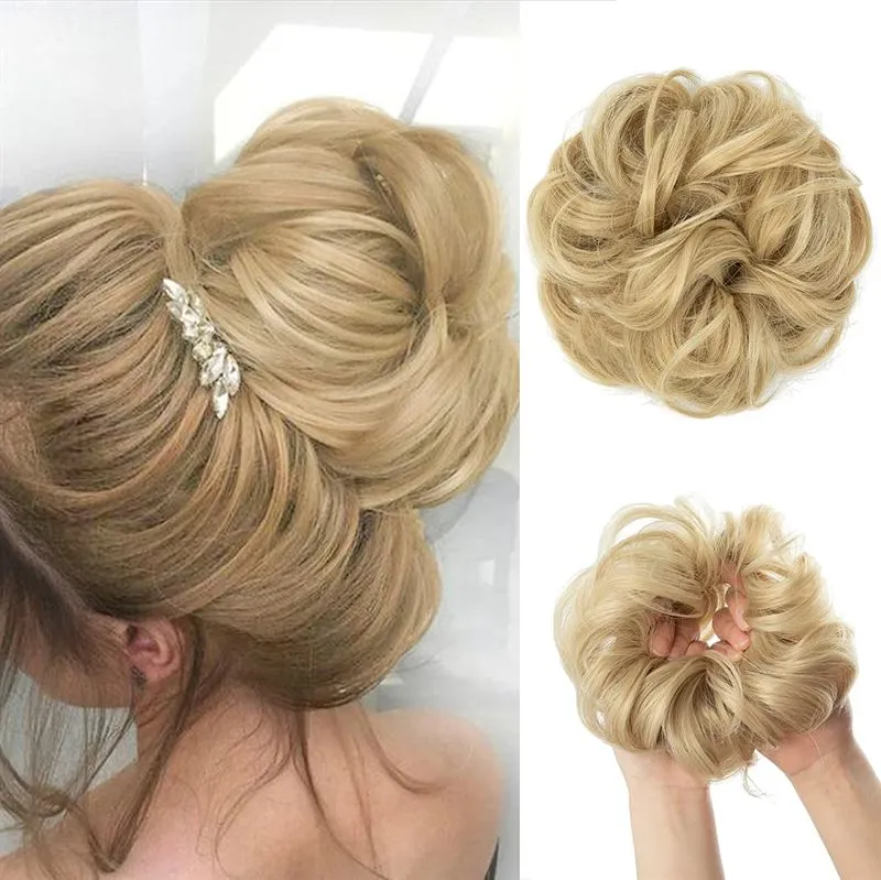 Dutt Haarteil Messy Curly – blond #613
