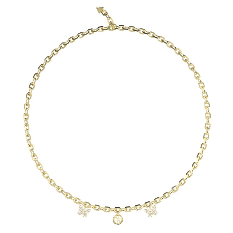 Guess Borboleta Gold-coloured Necklace JUBN06129JWYGT-U