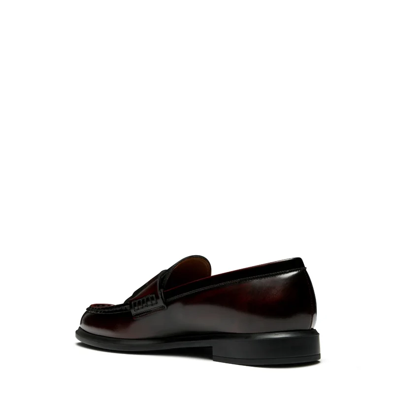 Isabel Bernard Vendôme Blandine Bordeaux Spazzolato Leder Loafers IB51015-652-39