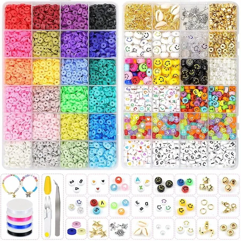 DIY Schmuckset – Heishi Perlen & Zubehör – 7000+ Teile