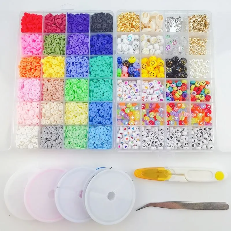 DIY Schmuckset – Heishi Perlen & Zubehör – 7000+ Teile