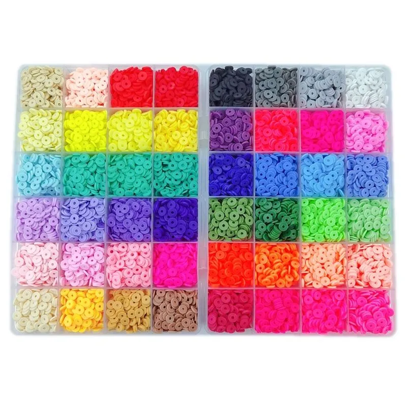 DIY Schmuckset – Heishi Tonperlen Kit mit 12.000 Perlen