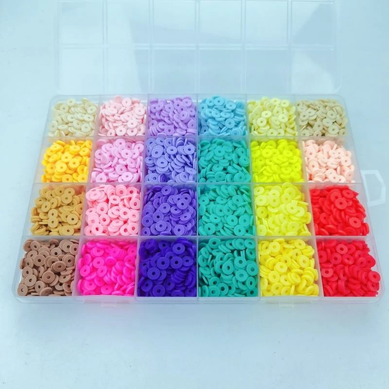 DIY Schmuckset – Heishi Tonperlen Kit mit 12.000 Perlen