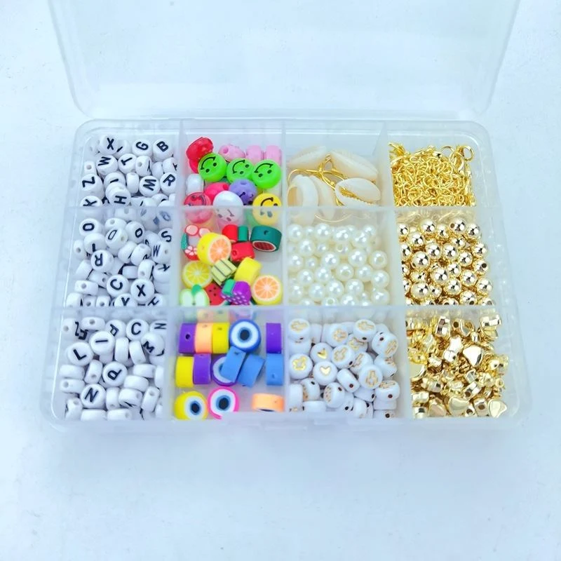 DIY Schmuckset – Heishi Tonperlen Kit mit 12.000 Perlen