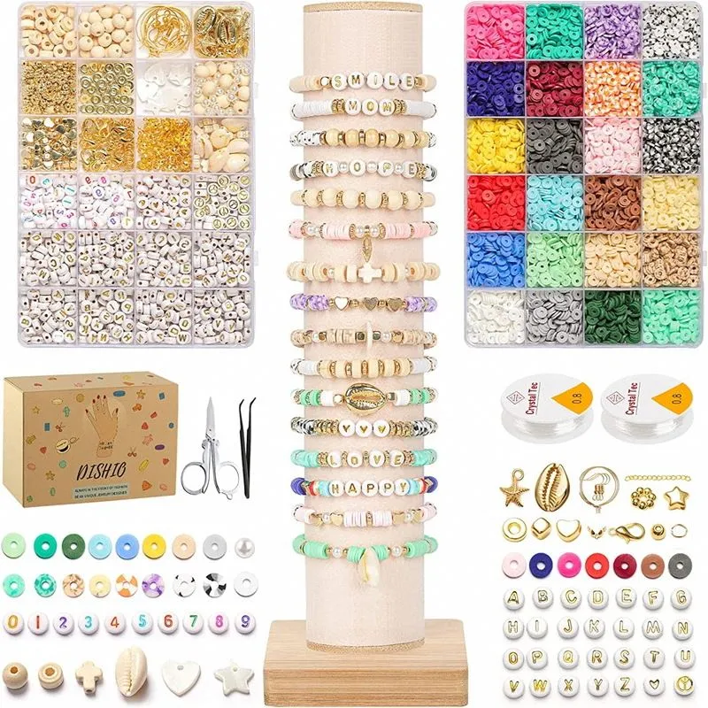 DIY Schmuckset – Clay Heishi Perlen & Zubehör – 6000er Pack