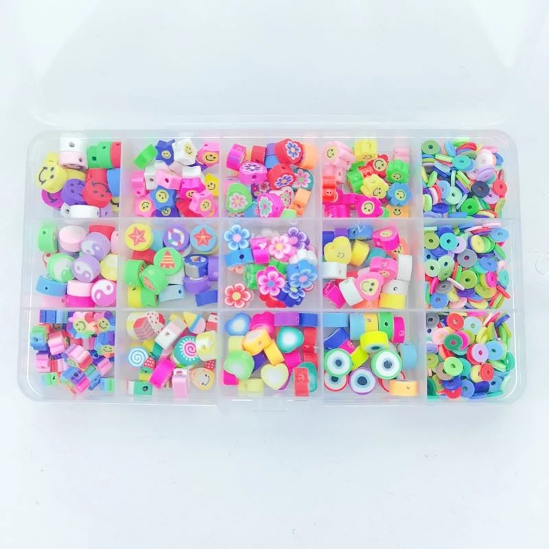 DIY Schmuckset – Fimo Perlen & Heishi Beads – 4.500 Teile