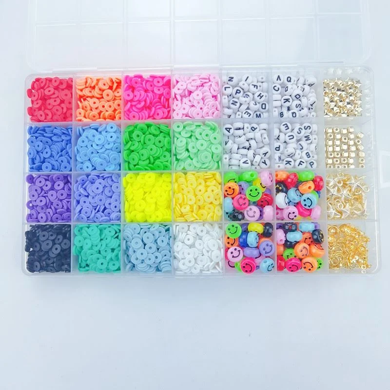 DIY Schmuckset – Fimo Perlen & Heishi Beads – 4.500 Teile