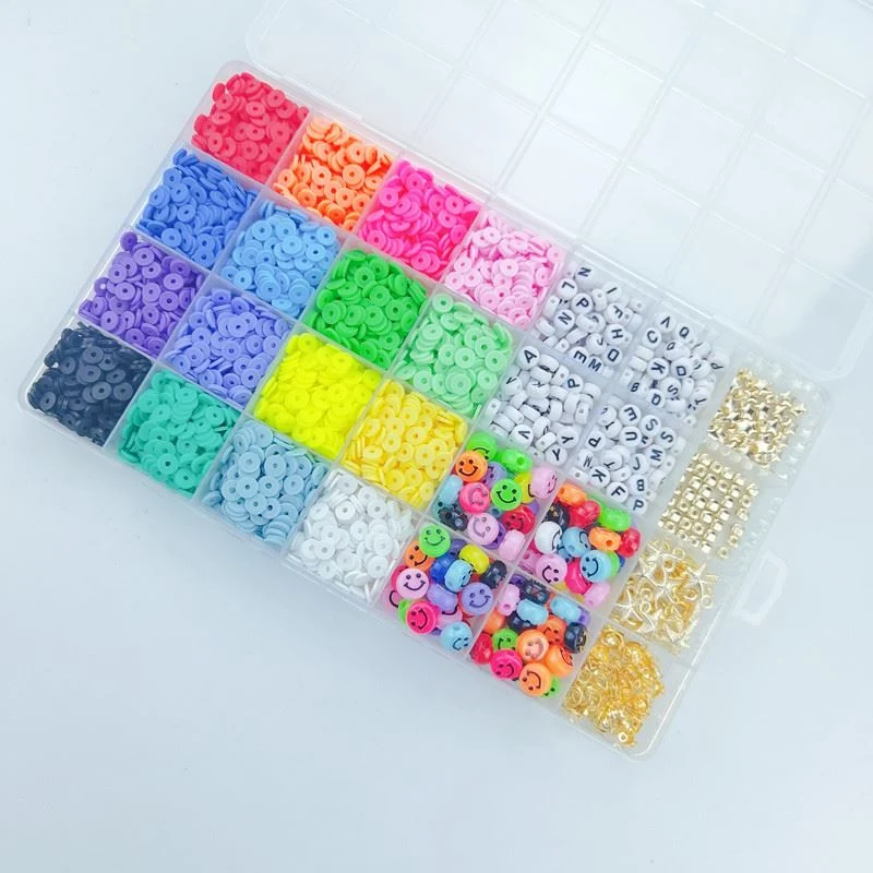 DIY Schmuckset – Fimo Perlen & Heishi Beads – 4.500 Teile