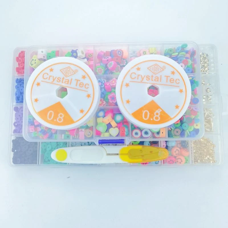 DIY Schmuckset – Fimo Perlen & Heishi Beads – 4.500 Teile