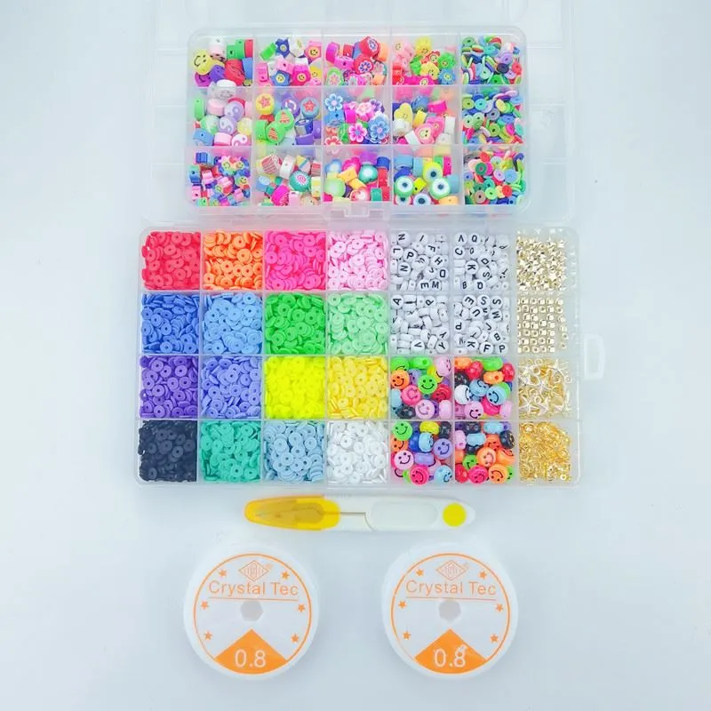 DIY Schmuckset – Fimo Perlen & Heishi Beads – 4.500 Teile