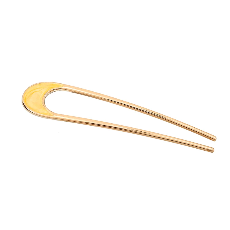 Haarspange – Chris Rubin Alina – goldfarben mit Marmormuster