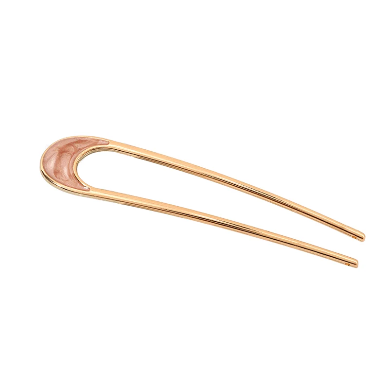 Chris Rubin Alina Französische Chignon-Haarnadel – Champagner