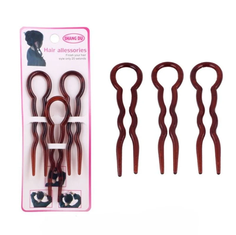Twist Chignon Haarnadeln 3er Pack