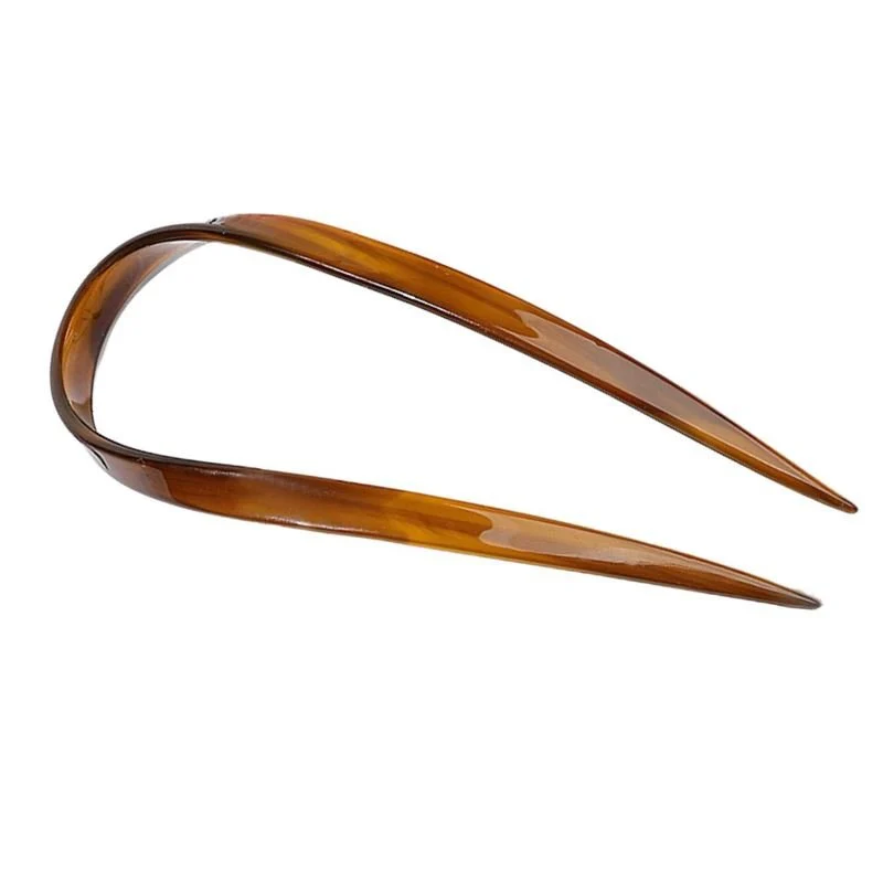 Haarspange U-Form – SOHO Channe – Braun