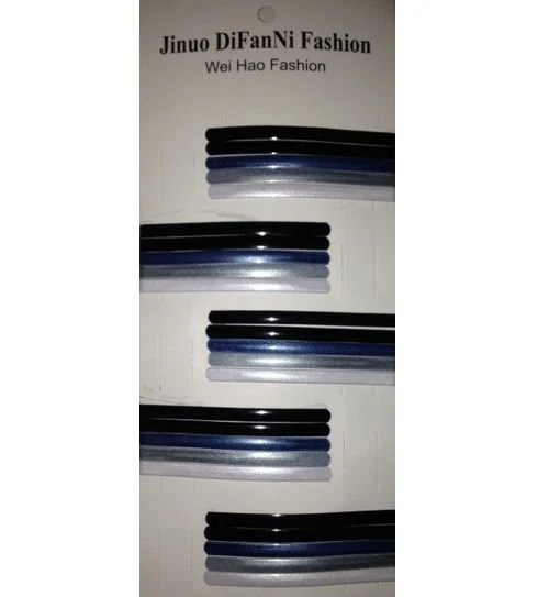 Haarnadeln – 25er Pack in Schwarz, Silber, Blau, Weiß, Braun