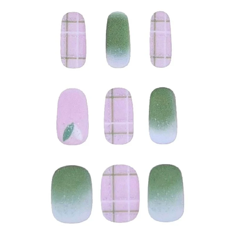 Halbgehärtete Gel-Nagelaufkleber / Selbstklebender Nagellack - Picknick (JK-257)