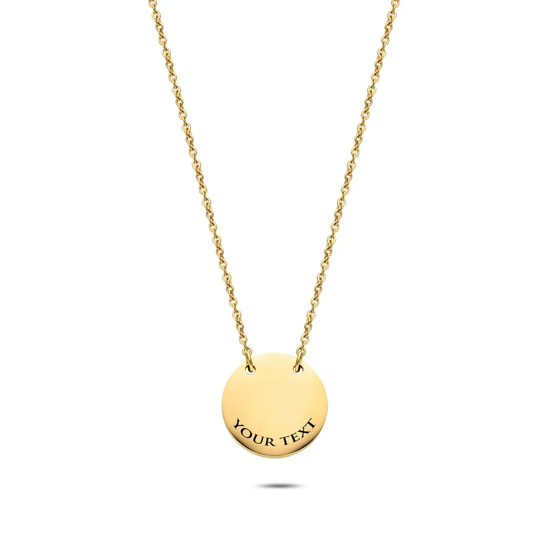 Coin necklace gold