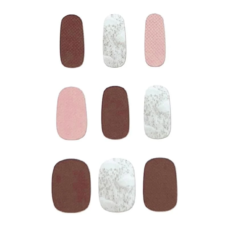 Halbgehärtete Gel-Nagelaufkleber / Selbstklebender Nagellack - Dreamy Rose (JK-251)