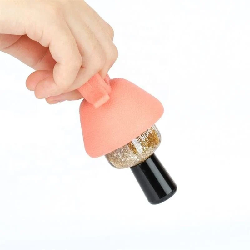 Nagellackhalter aus Silikon – Türkis