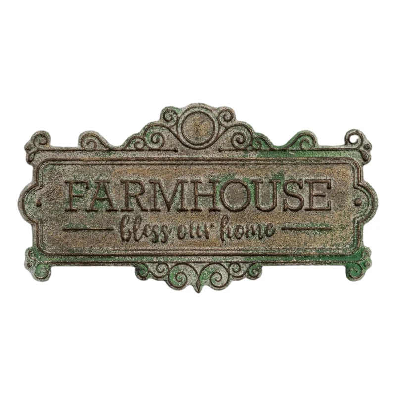 Embossed Farmhouse Wall Sign
