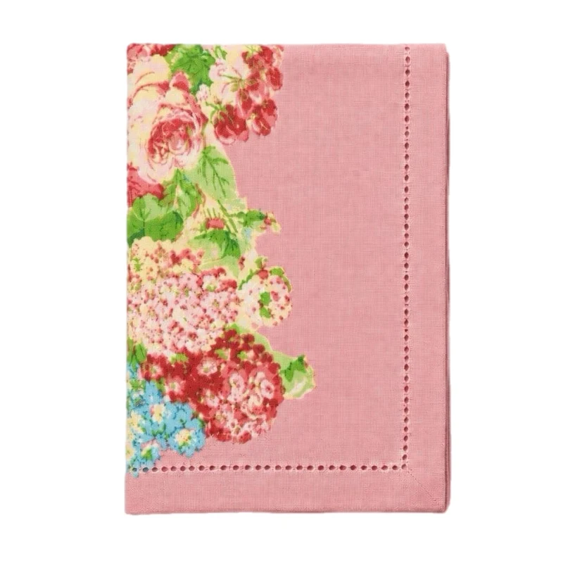 Pink Spring Gathering Linen Napkin