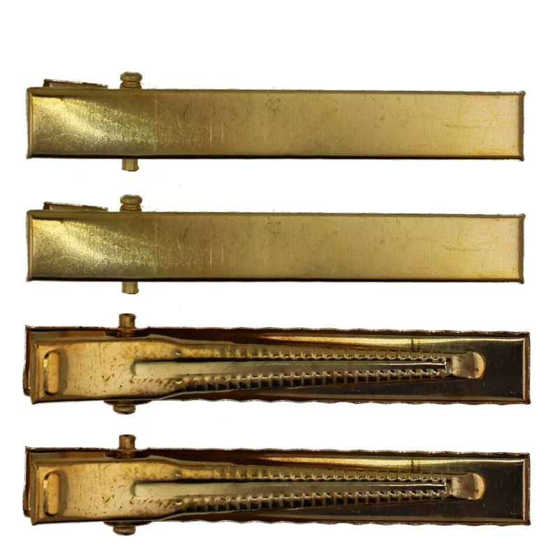 Metall-Haarspangen in Gold, 8 Stück