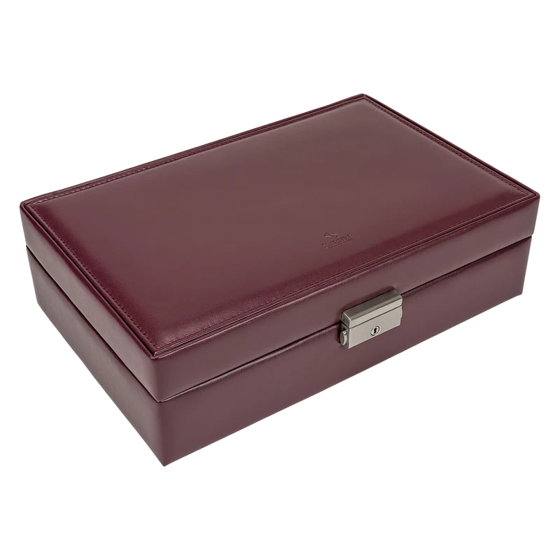 Schmuckkassette Ilka florage / bordeaux