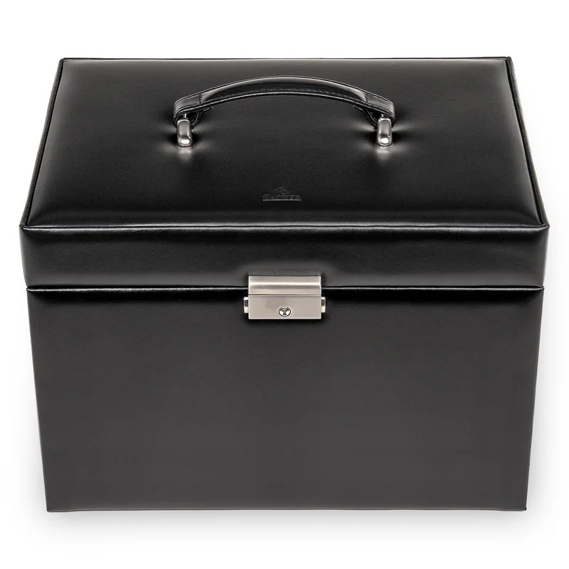 Koffer (ohne Schubfächer) VARIO vario / schwarz (Leder)