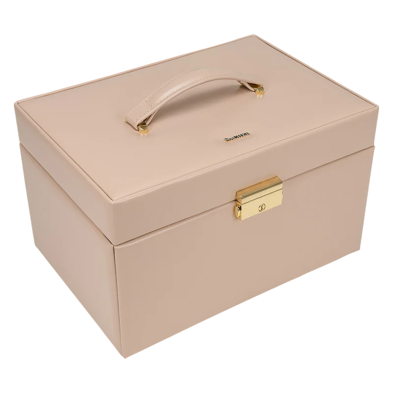 Schmuckkasten Karen pastello / beige (Leder)