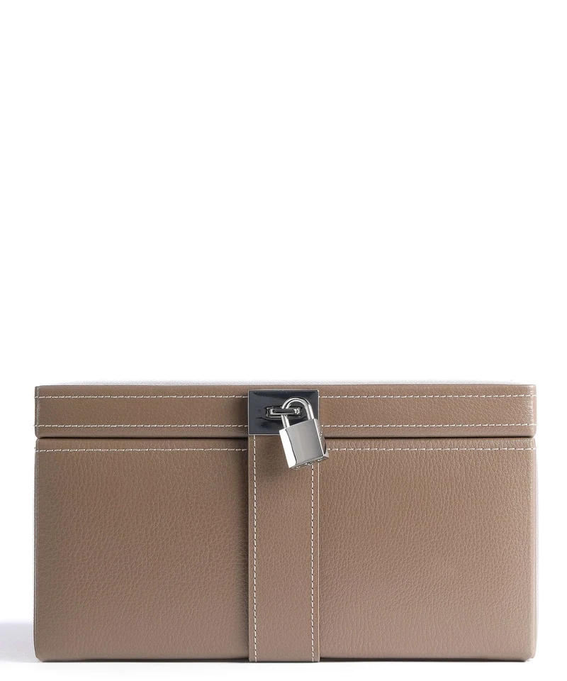 Le Tanneur Large Schmuckkasten taupe