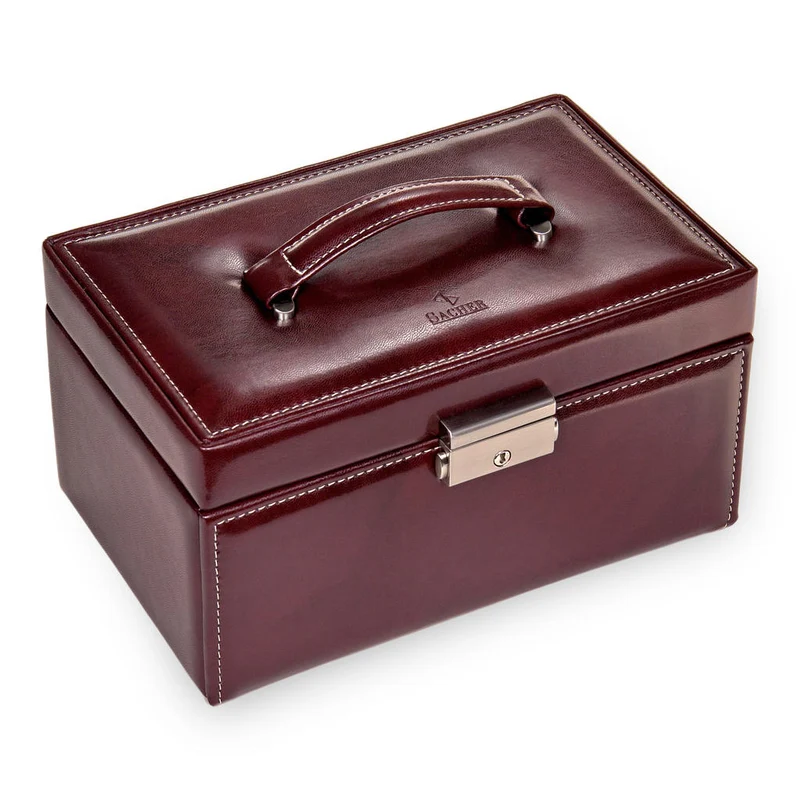 Schmuckkasten Elly florage / bordeaux