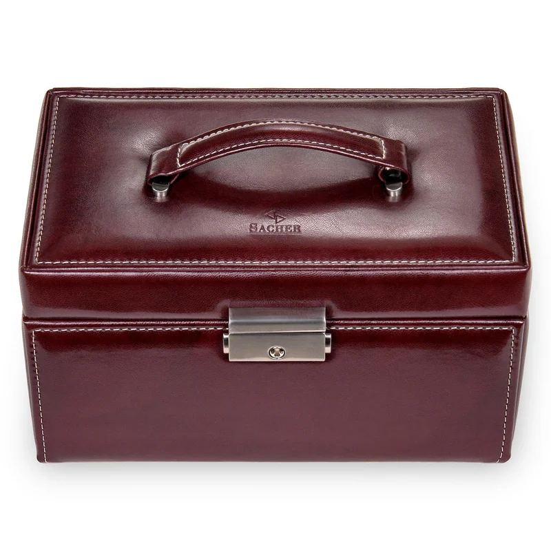 Schmuckkasten Elly florage / bordeaux