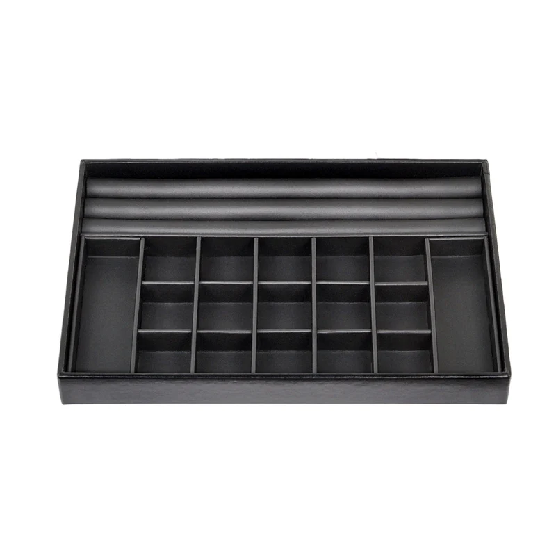 Schmuckkassette Isa black exclusive / schwarz (Leder)
