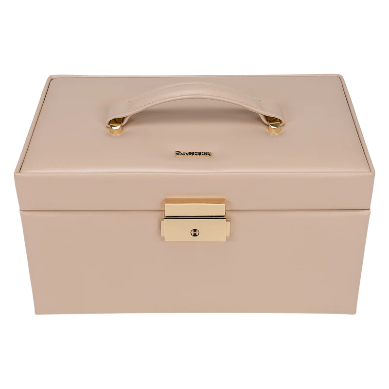 Schmuckkasten Emma pastello / beige (Leder)