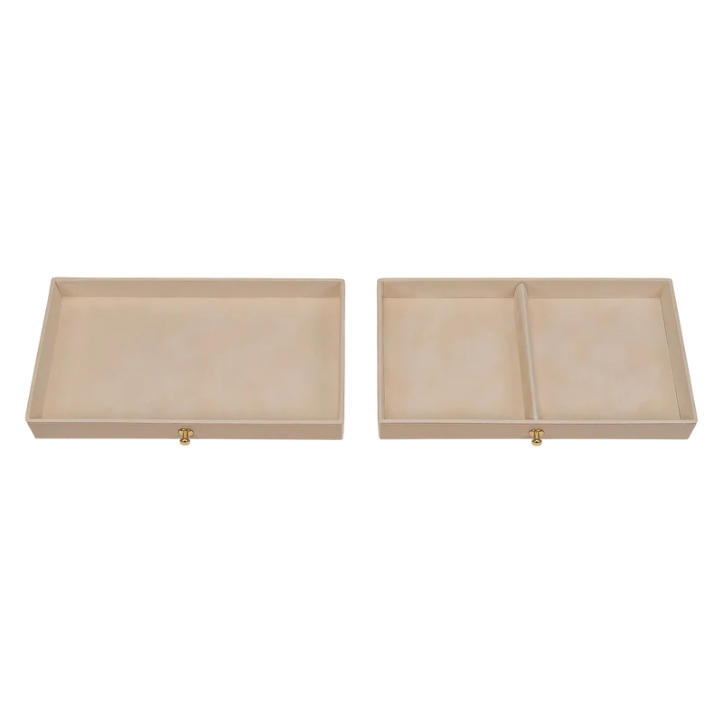 Schmuckkasten Emma pastello / beige (Leder)