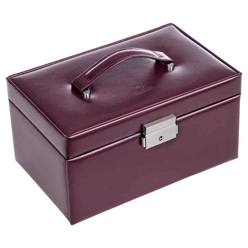 Schmuckkasten Eva new classic / bordeaux (Leder)
