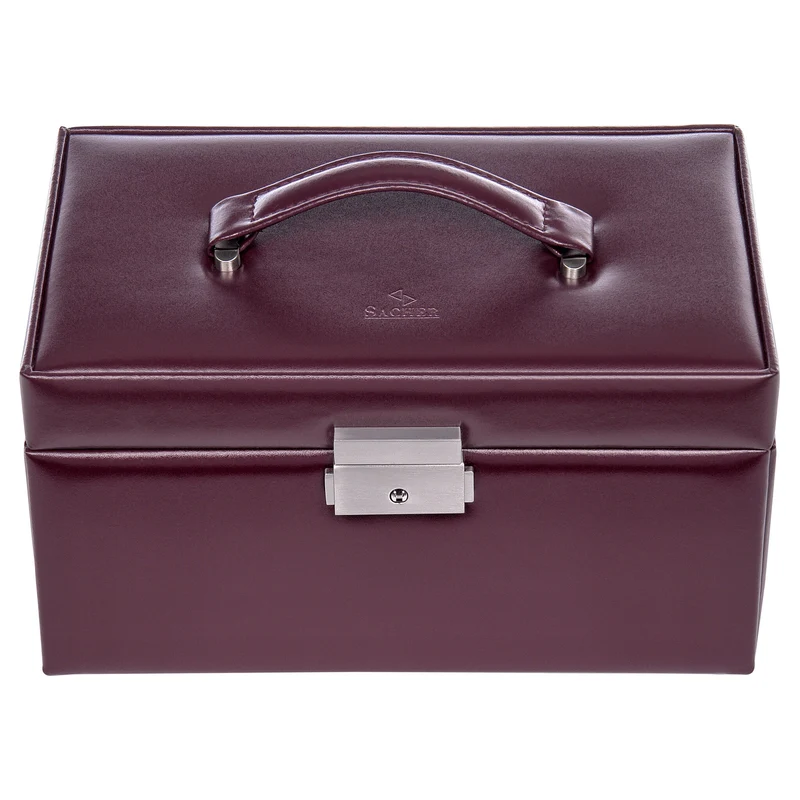 Schmuckkasten Eva new classic / bordeaux (Leder)