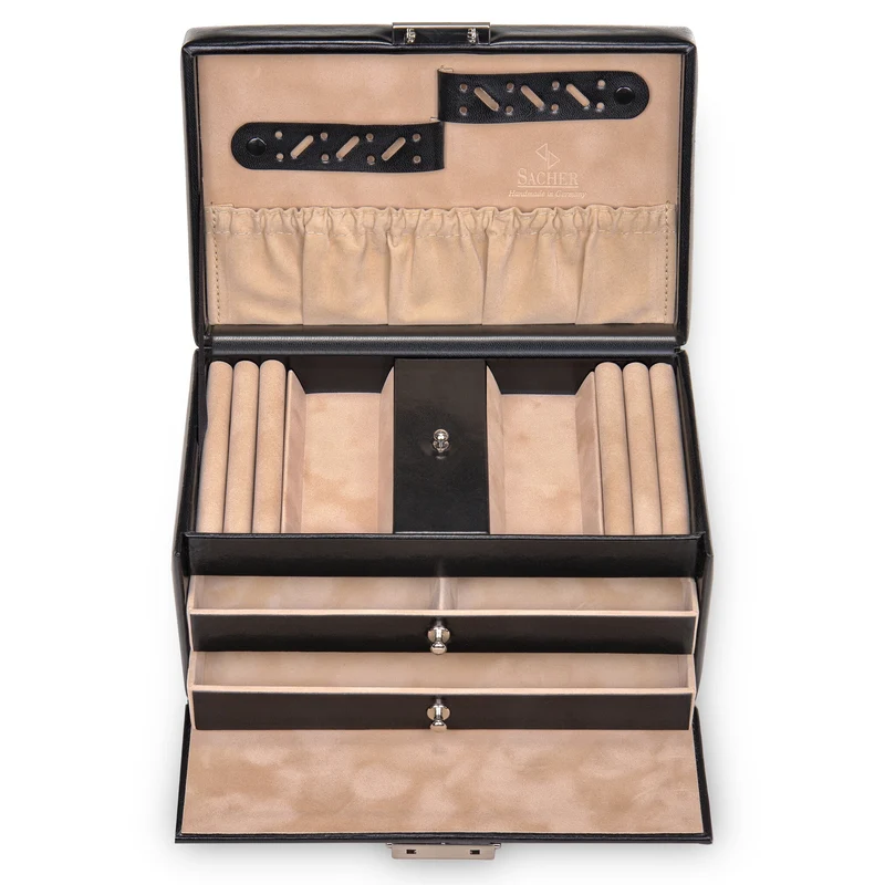 Schmuckkasten Eva new classic / schwarz