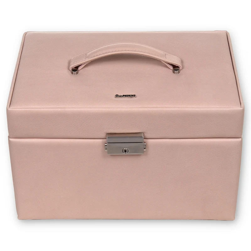 Schmuckkasten Lena pastello / rosé (Leder)