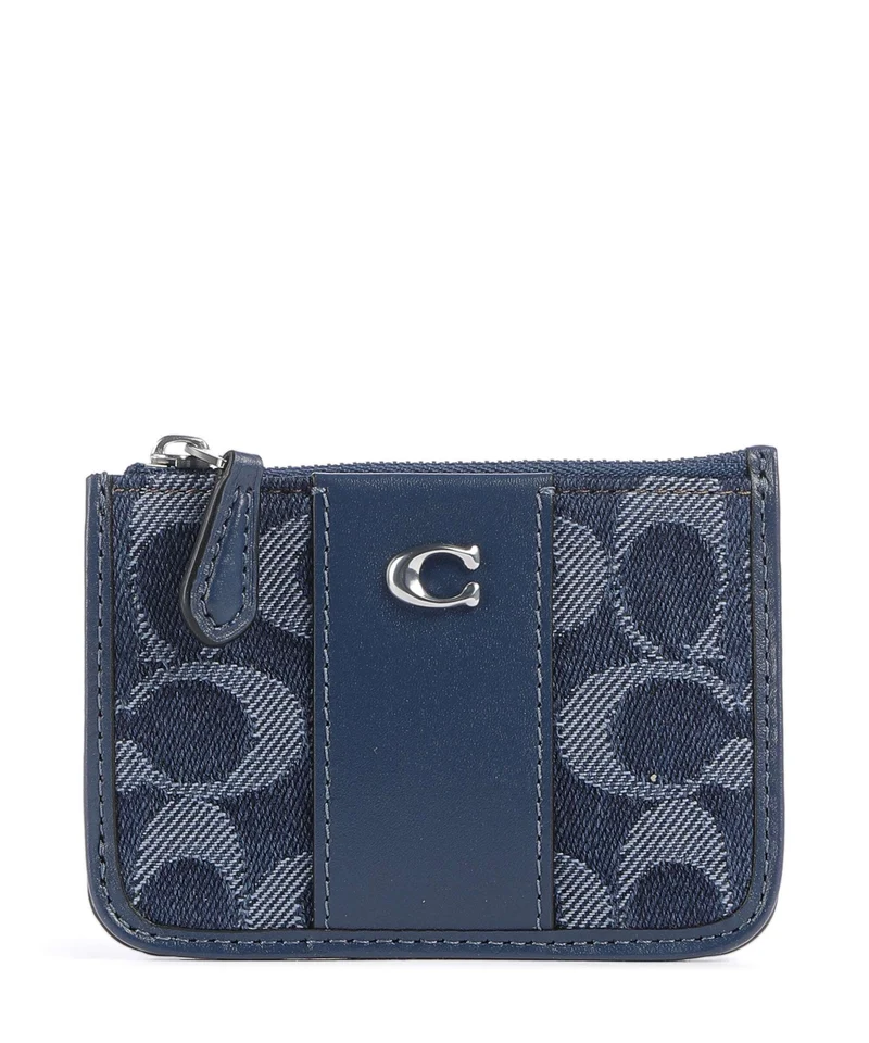 Coach Signature Kreditkartenetui deep blue/multicolour