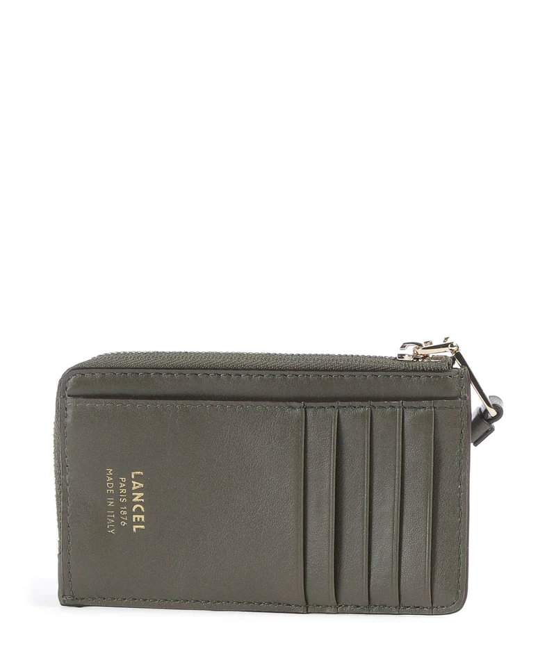 Lancel Origami Kreditkartenetui dark khaki