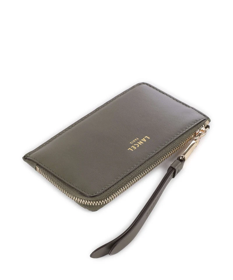 Lancel Origami Kreditkartenetui dark khaki