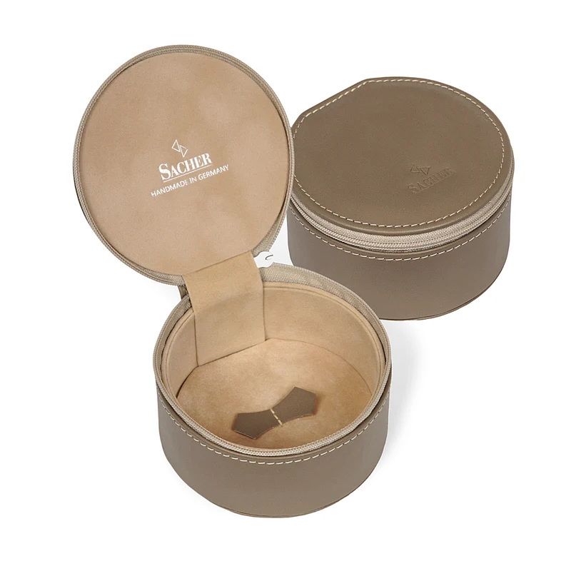 Schmuckbox Betsy nature / taupe (Leder)