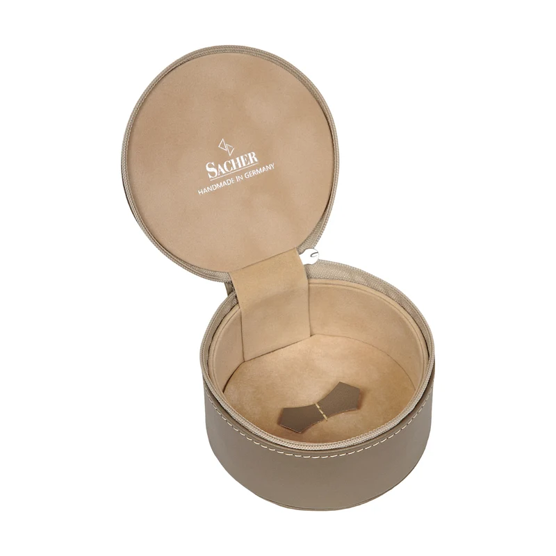 Schmuckbox Betsy nature / taupe (Leder)