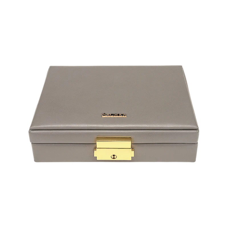 Etui fleur venice / grau (Leder)